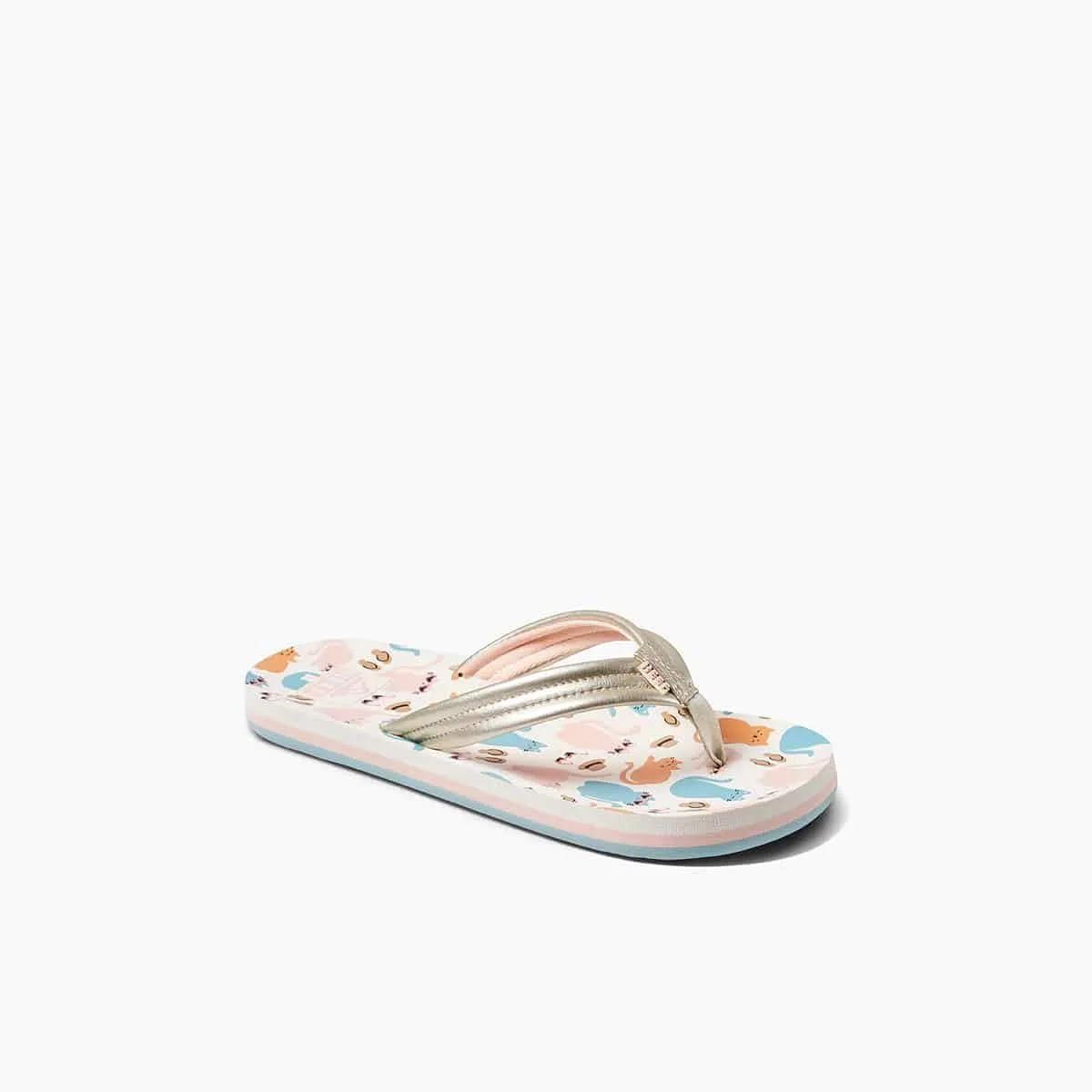 REEF Kids Ahi Unisex-Child Beach Flip Flop, Soft Cushion Footbed, Water Friendly