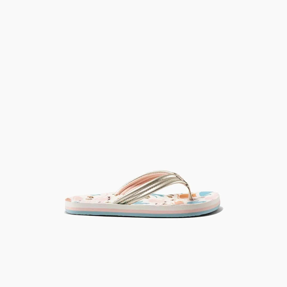 REEF Kids Ahi Unisex-Child Beach Flip Flop, Soft Cushion Footbed, Water Friendly