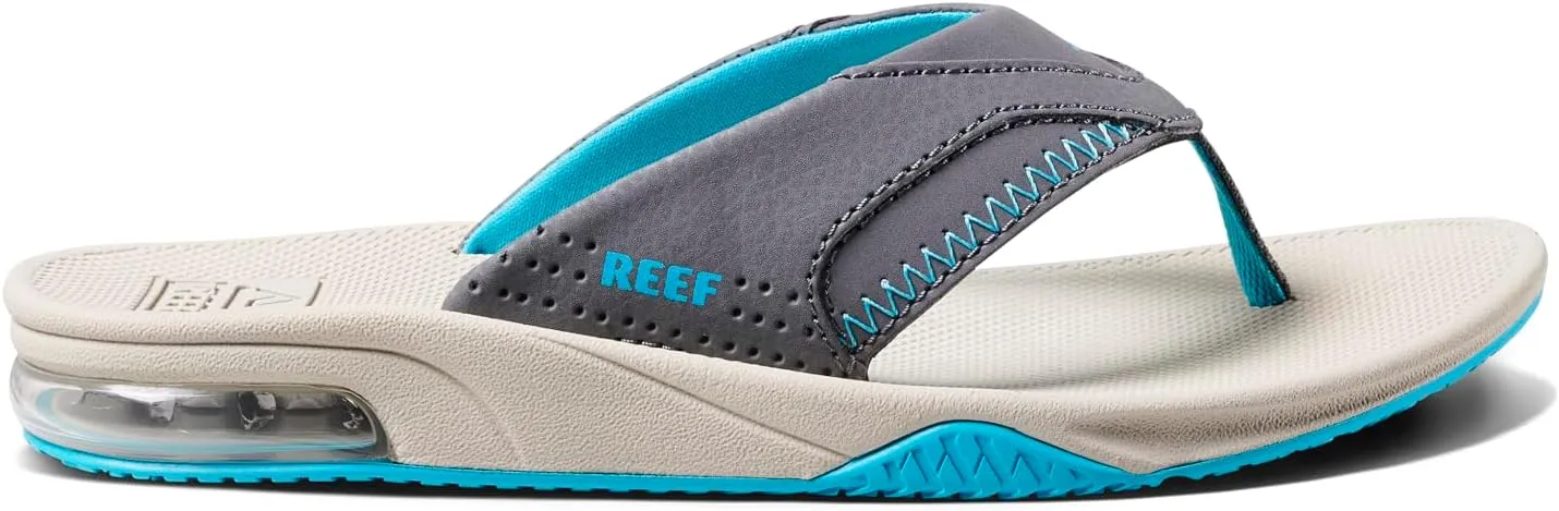 REEF Kids' Fanning Flip Flop, Arch Support, Durable Outsole, Water Friendly