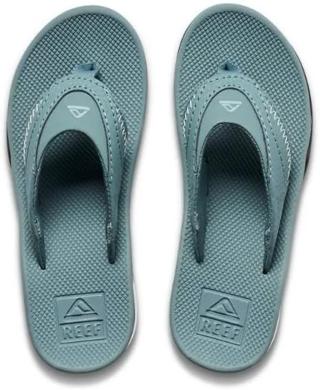 REEF Kids' Fanning Flip Flop, Arch Support, Durable Outsole, Water Friendly