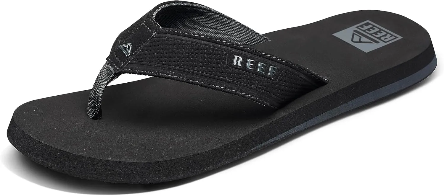 Reef Layback Men's Flip Flop Sandal, Arch Support, Water Friendly