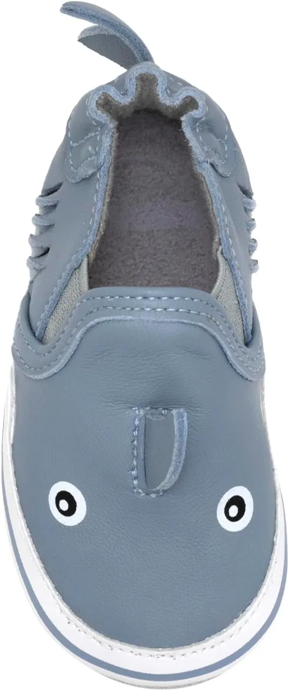 Robeez Baby Boys and Unisex Soft Soles Slip-Resistant Crib Shoes Slippers for Infant and Toddler, 0-24 Months