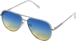 Rocawear R3406 Metal Uv400 Protective Flat Lens Aviator Pilot Sunglasses. Gifts for Women with Flair, 59 Mm