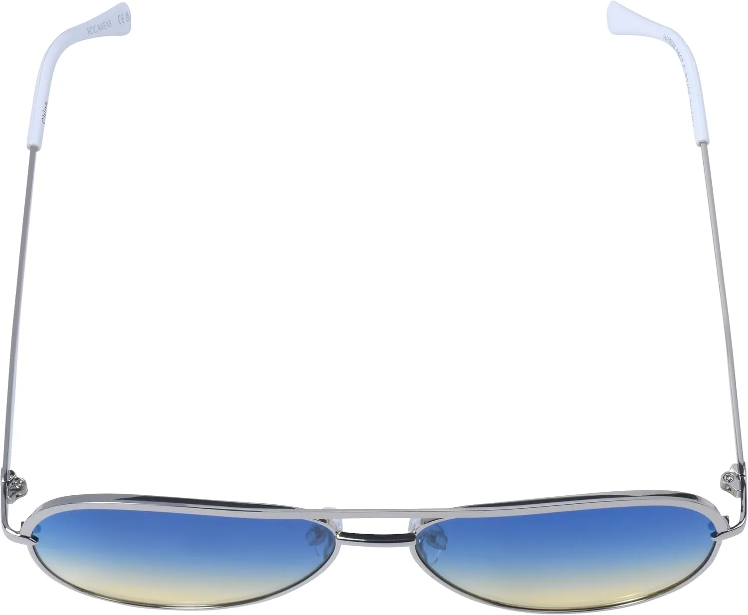 Rocawear R3406 Metal Uv400 Protective Flat Lens Aviator Pilot Sunglasses. Gifts for Women with Flair, 59 Mm