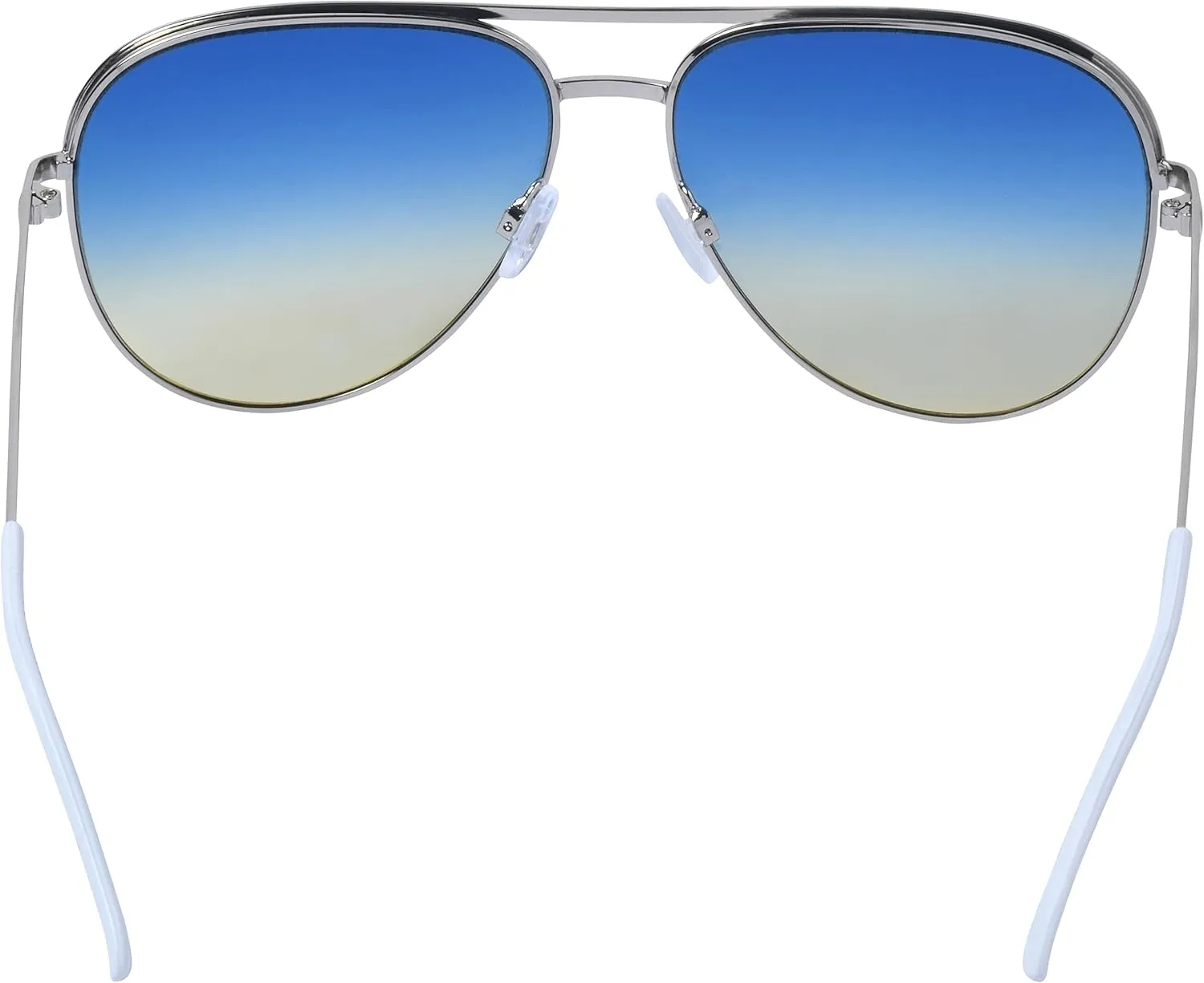 Rocawear R3406 Metal Uv400 Protective Flat Lens Aviator Pilot Sunglasses. Gifts for Women with Flair, 59 Mm