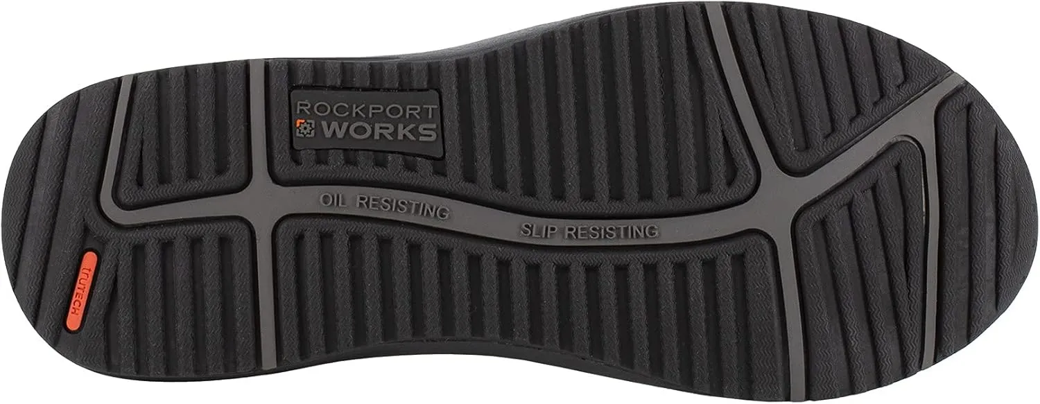 Rockport Women's TruStride Work Safety Toe Slip-On Oxford