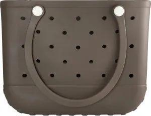 Rubber Beach Bag Waterproof Washable Tip-Proof Durable Tote Bag for Beach Pool Sports Modern Versatile Rubber Tote