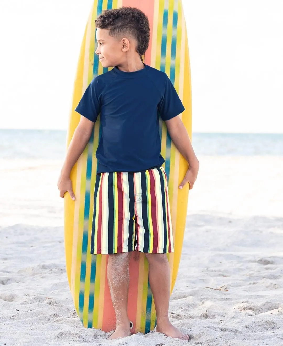 RUGGEDBUTTS® Boys Short Sleeve Rash Guard