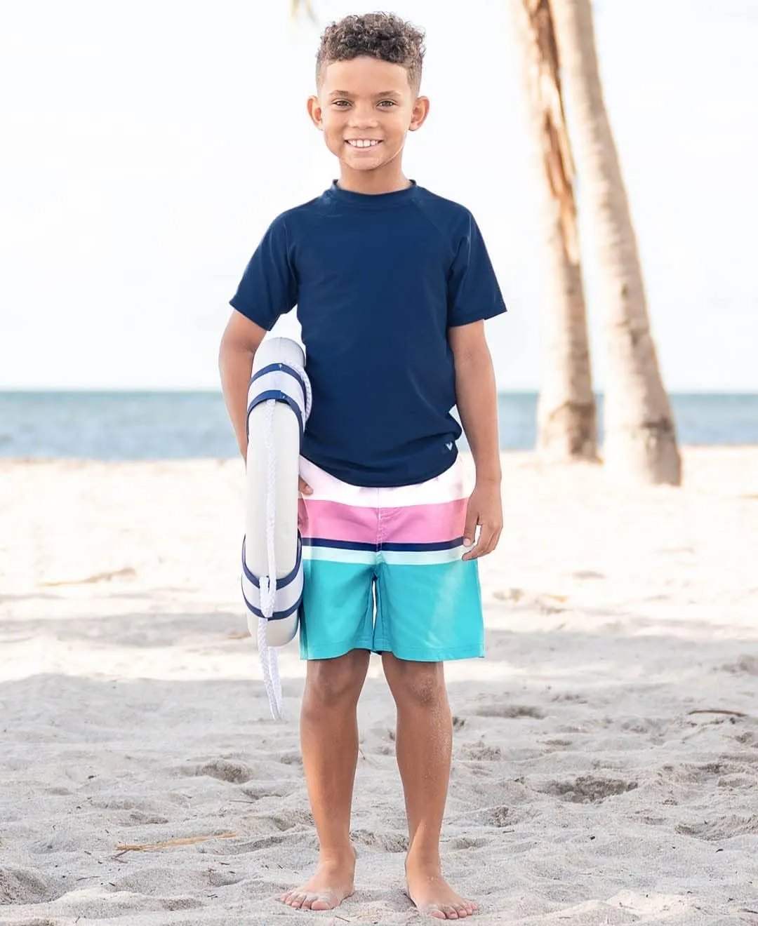 RUGGEDBUTTS® Boys Short Sleeve Rash Guard