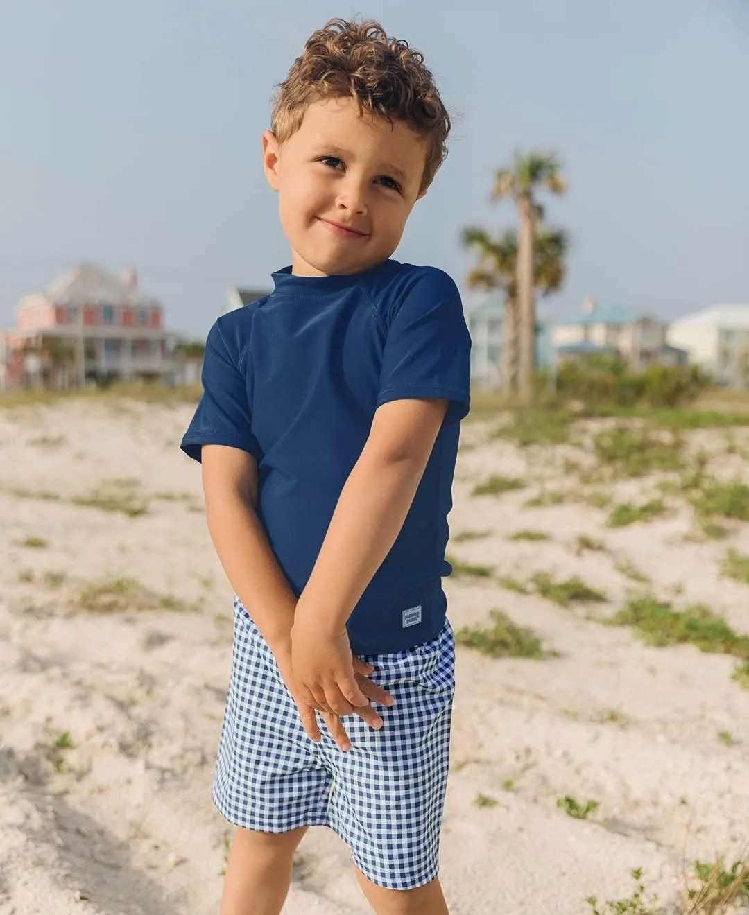 RUGGEDBUTTS® Boys Short Sleeve Rash Guard