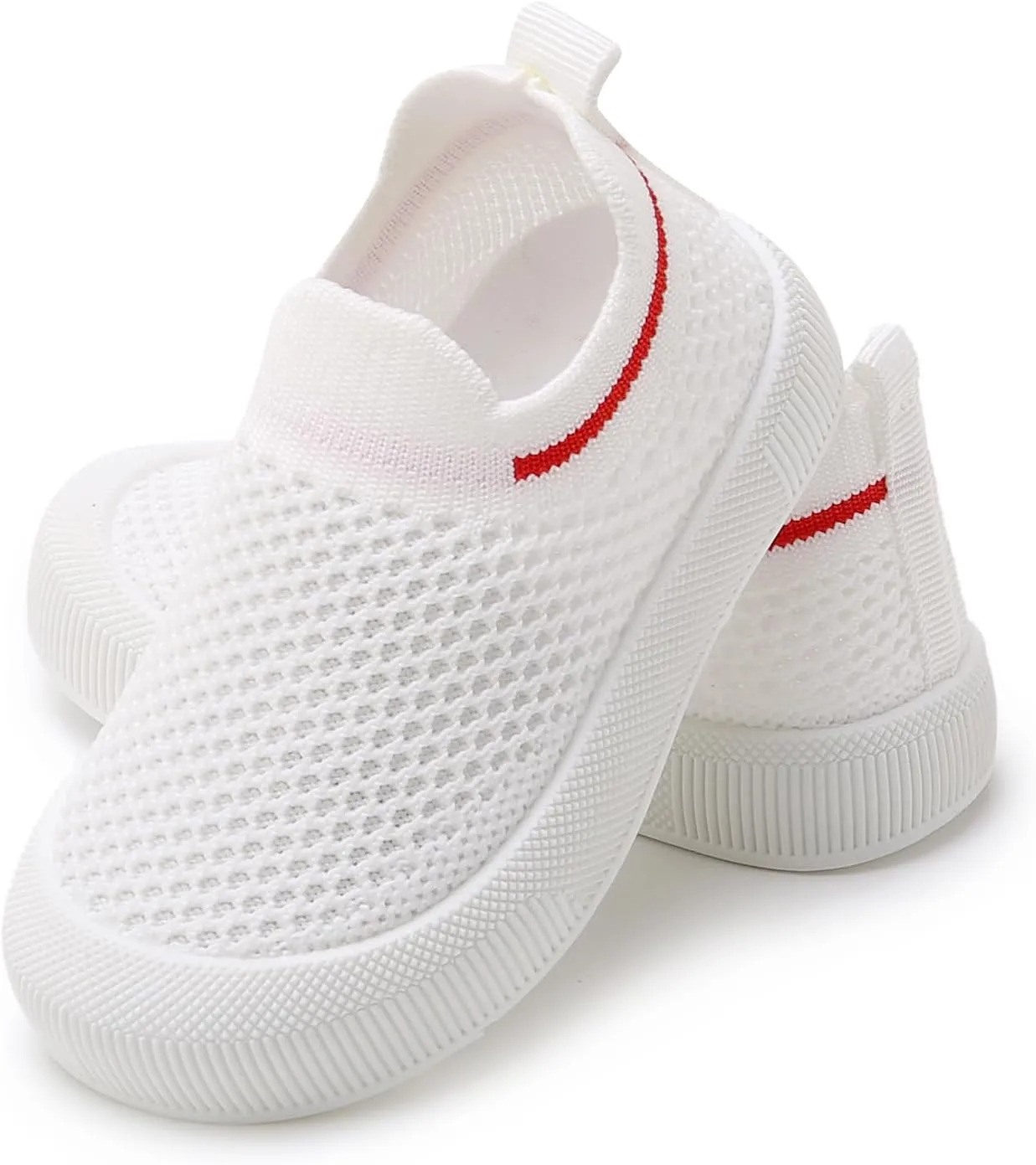 RVROVIC Toddler Boys Girls Sneakers Lightweight Slip on Shoes Kids Breathable Non-Slip Walking Shoes 1-3 Yrs
