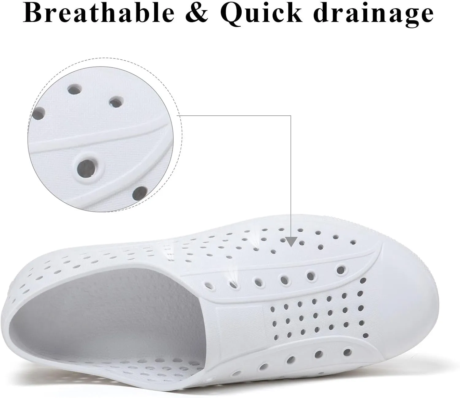 SAGUARO Mens Garden Shoes for Women Breathable Slip-On Gardening Clogs Quick Dry Non-Slip Water Shoe Outdoor Beach Sandals Aero XVII