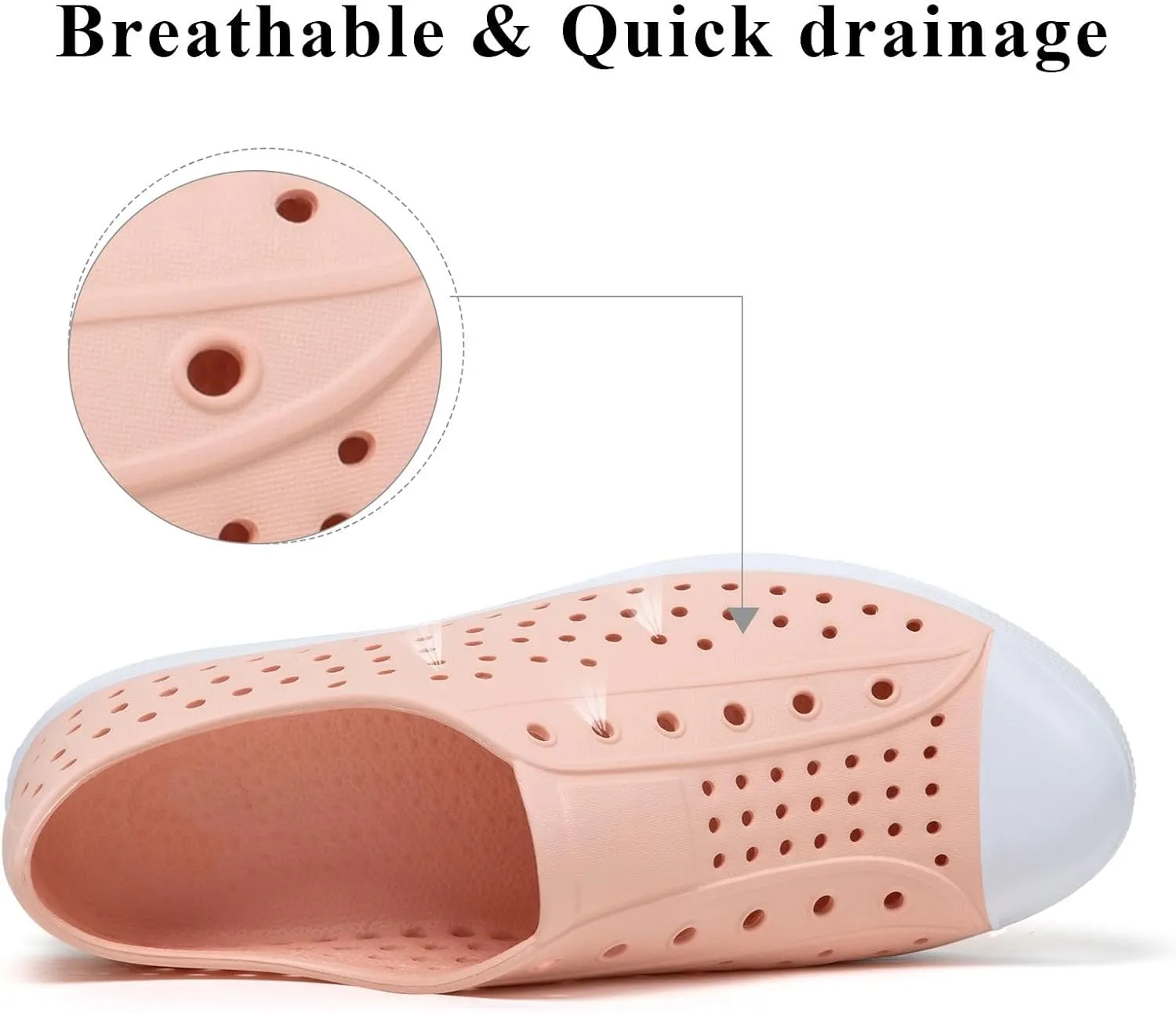 SAGUARO Mens Garden Shoes for Women Breathable Slip-On Gardening Clogs Quick Dry Non-Slip Water Shoe Outdoor Beach Sandals Aero XVII