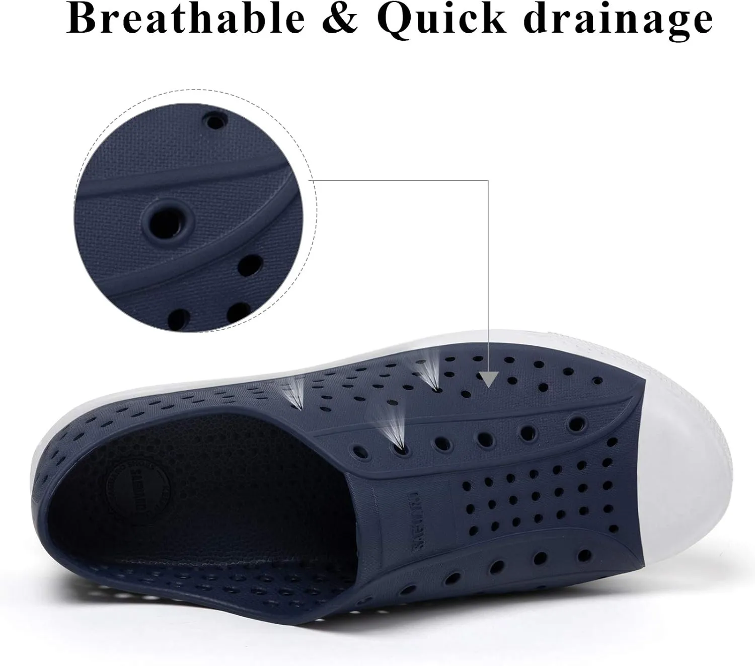 SAGUARO Mens Garden Shoes for Women Breathable Slip-On Gardening Clogs Quick Dry Non-Slip Water Shoe Outdoor Beach Sandals Aero XVII