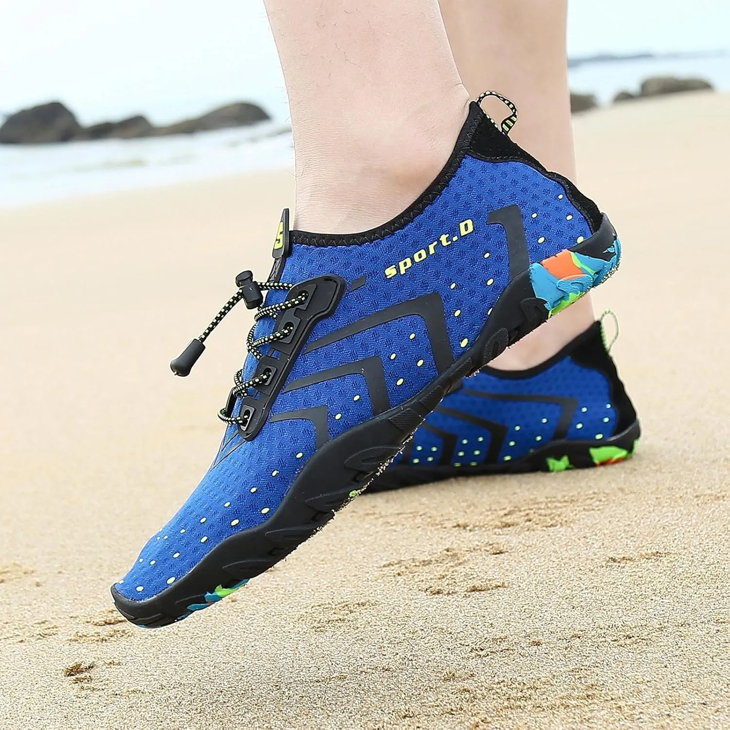 SAGUARO Quick-Dry Water Shoes for Women – Swim Shoes, Beach Shoes, Aqua Shoes with Lightweight, Breathable, Slip-Resistant Design for Pool & Outdoor Use