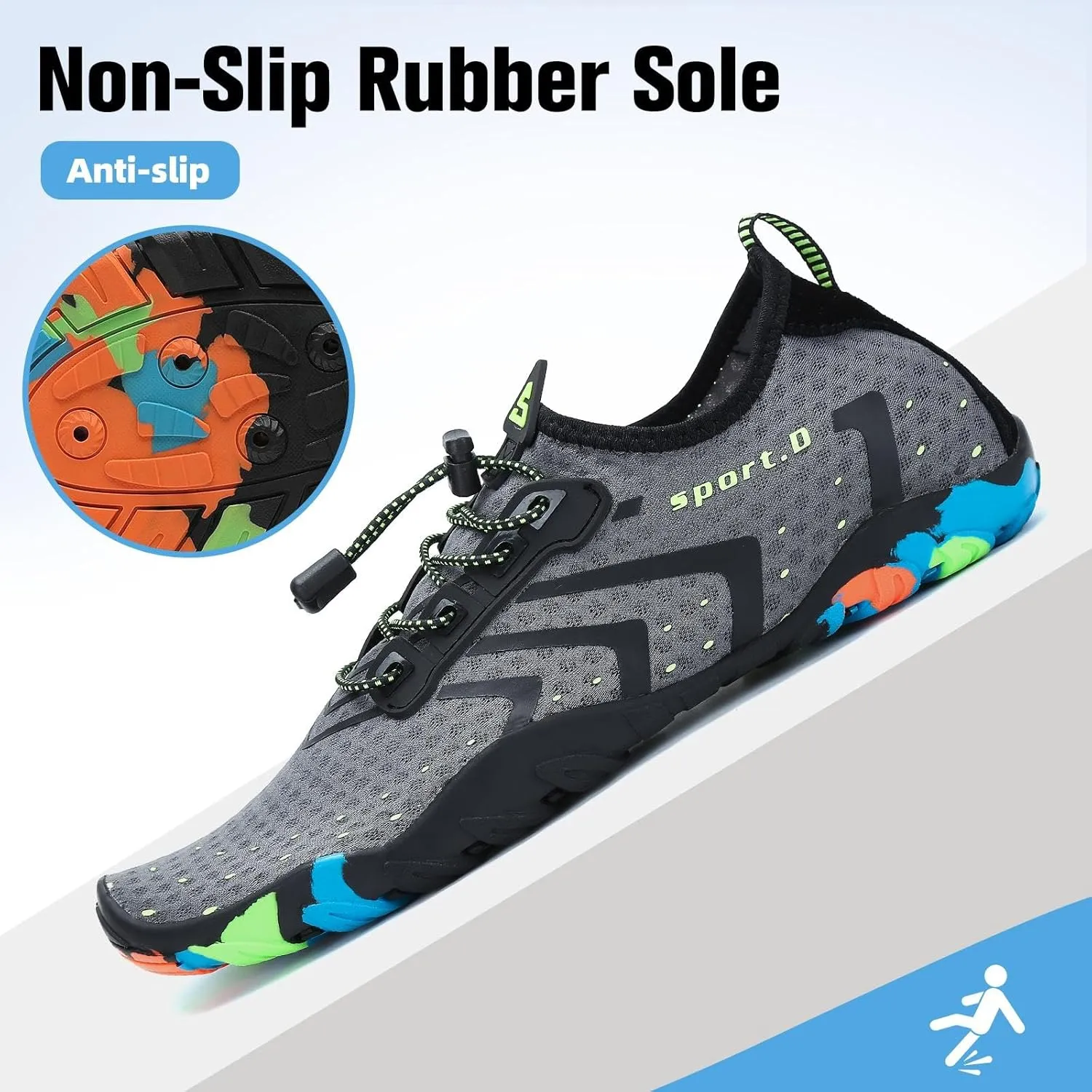 SAGUARO Quick-Dry Water Shoes for Women – Swim Shoes, Beach Shoes, Aqua Shoes with Lightweight, Breathable, Slip-Resistant Design for Pool & Outdoor Use