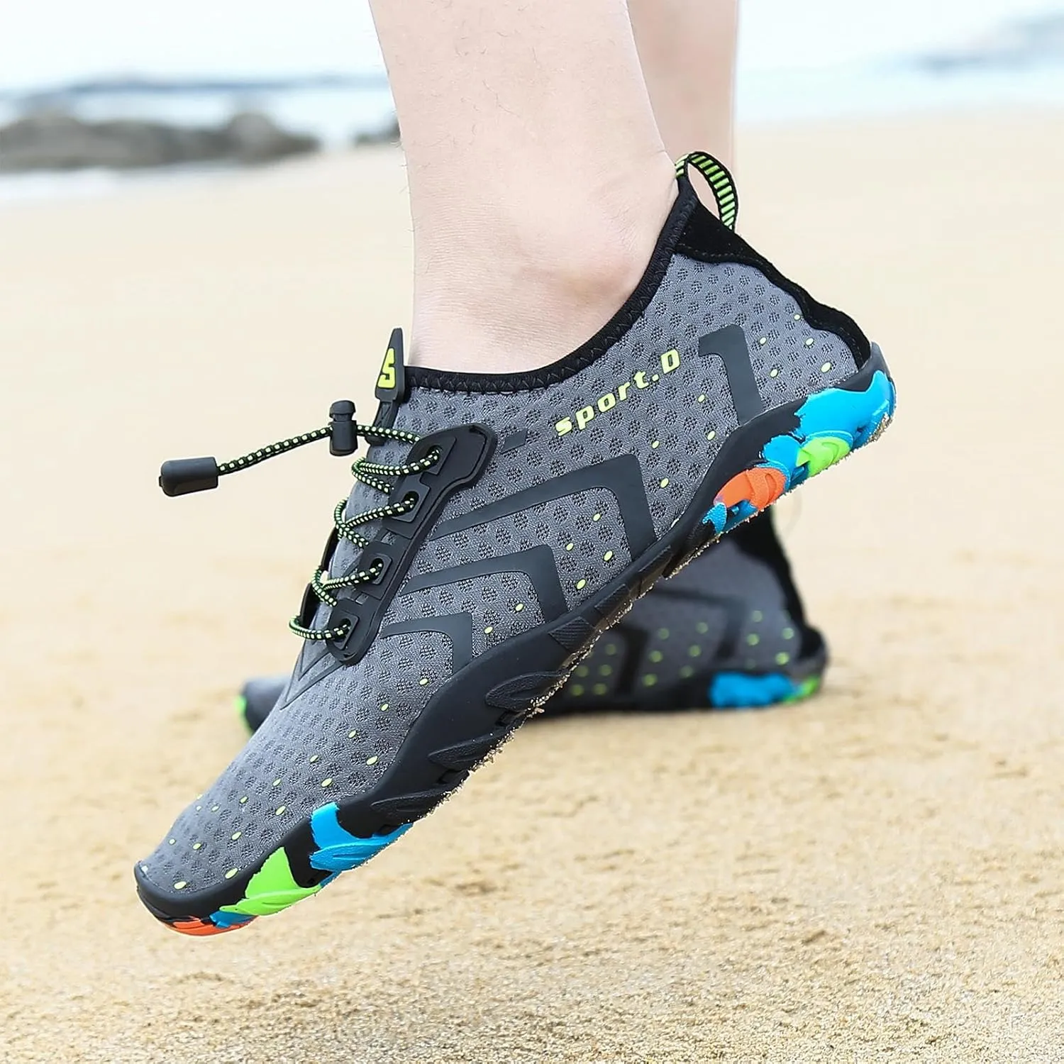 SAGUARO Quick-Dry Water Shoes for Women – Swim Shoes, Beach Shoes, Aqua Shoes with Lightweight, Breathable, Slip-Resistant Design for Pool & Outdoor Use