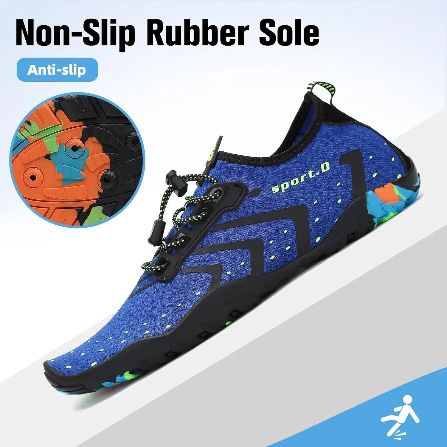 SAGUARO Quick-Dry Water Shoes for Women – Swim Shoes, Beach Shoes, Aqua Shoes with Lightweight, Breathable, Slip-Resistant Design for Pool & Outdoor Use