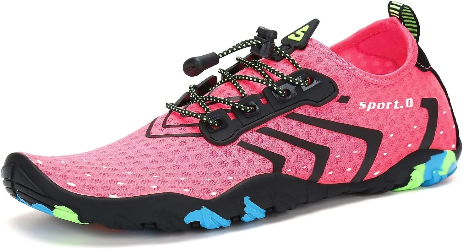 SAGUARO Water Shoes Women – Swim Shoes, Quick-Dry Barefoot Aqua Socks for Beach, Pool, Surfing and Outdoor Activities