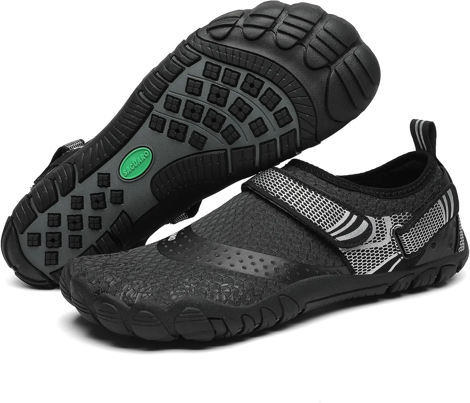SAGUARO Women's Men's Water Shoes Quick-Dry Swiming Aqua Surf Beach Kayak Barefoot Shoes Wide Toe Box