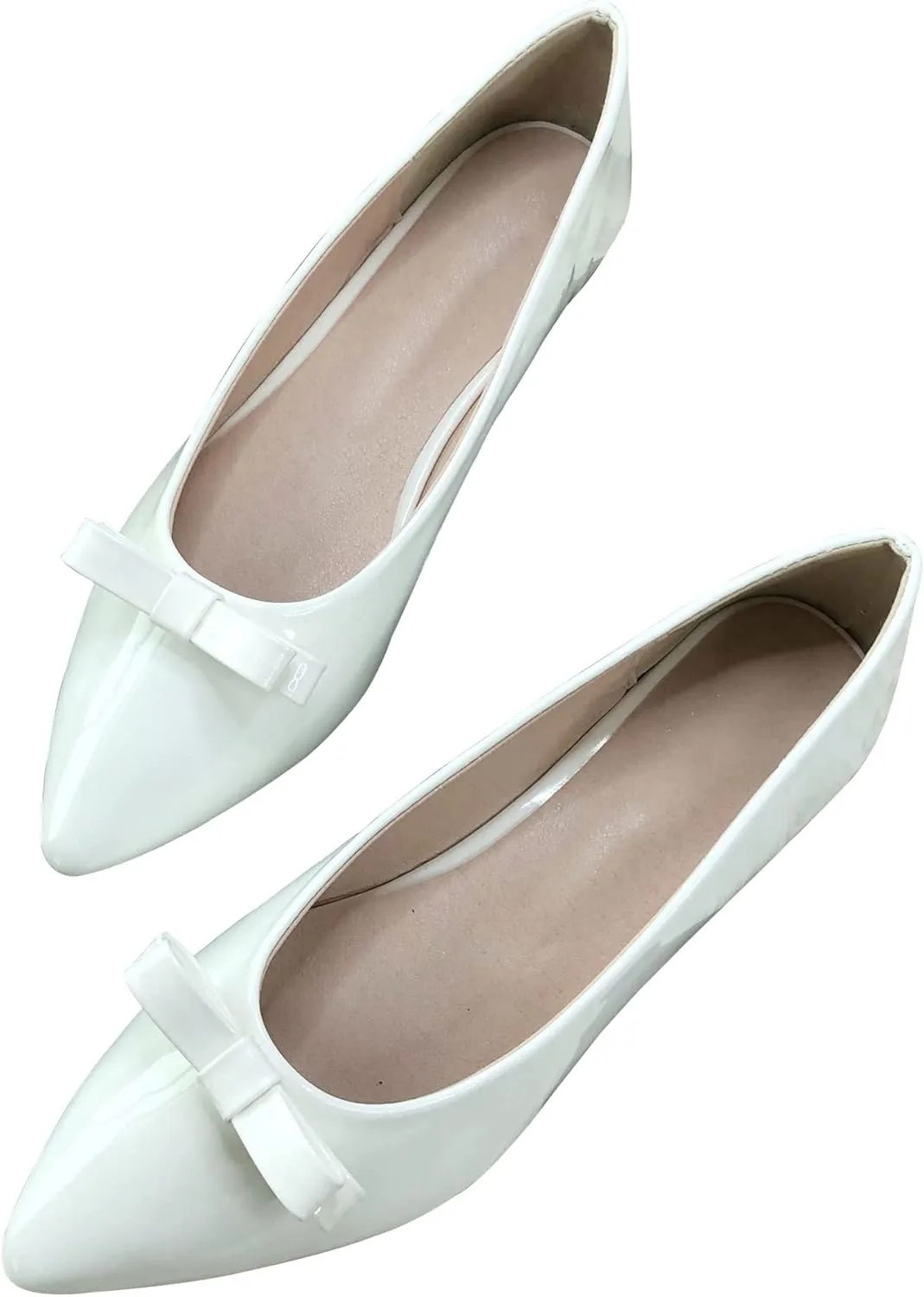 SAILING LU Casual Flat Shoes for Women Comfortable Slip-ons Loafers Women Moccasins Pointed Toe Ballerina Walking Flats Shoes Wear to Work