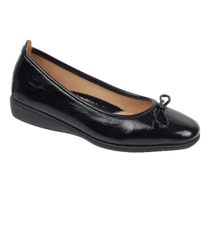 Sala 'Sarah Ballet Flat' - Black patent