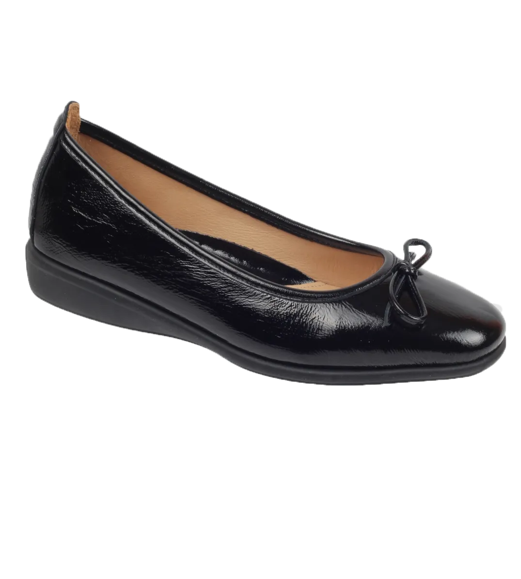 Sala 'Sarah Ballet Flat' - Black patent
