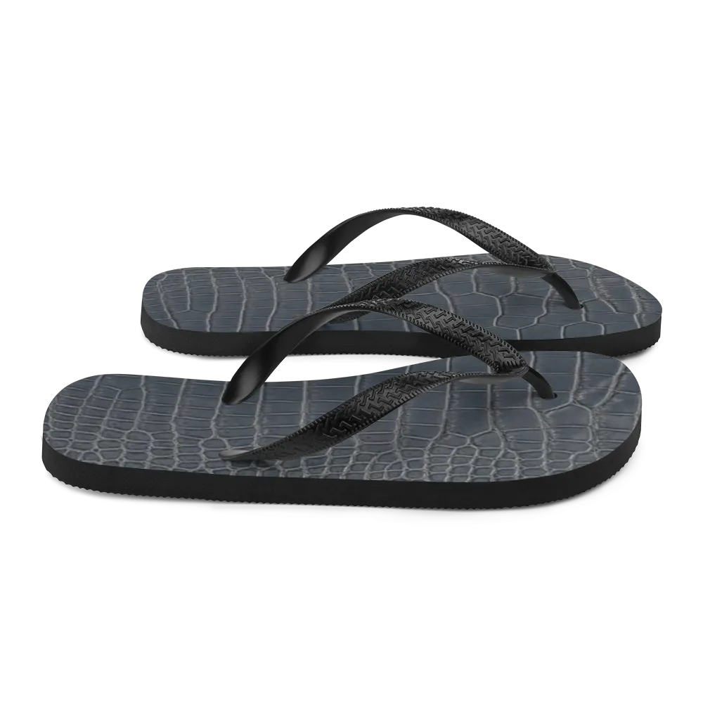Saltwater Crocodile Flip Flop