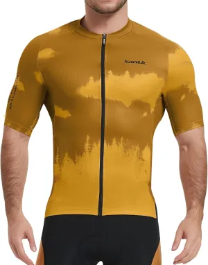 Santic Men’s Cycling Jersey Short Sleeve Bike Shirts for Men Bicycle Jacket with Pockets Breathable & Quick Dry Yorkson