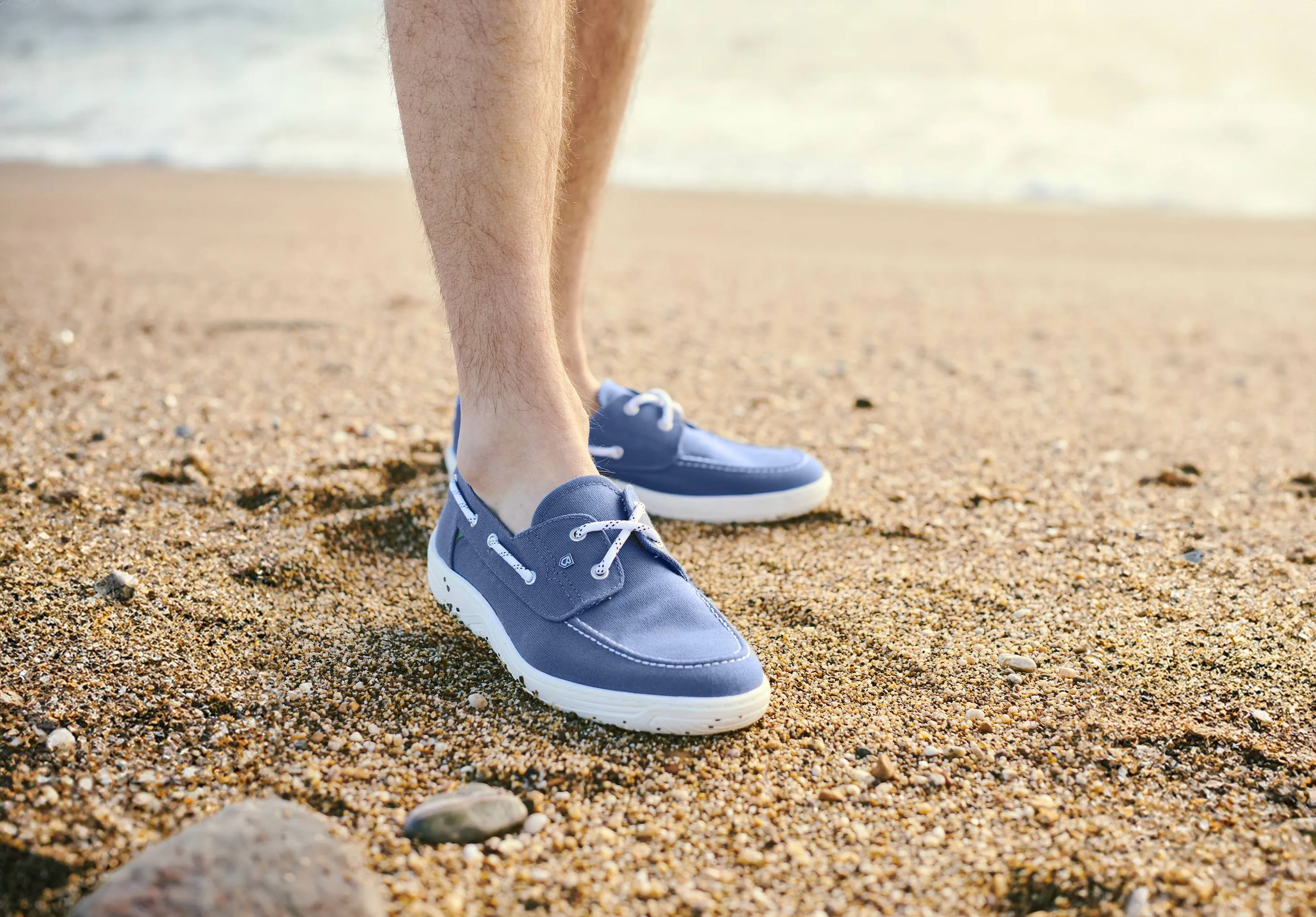 Santorini Canvas Boat Shoe - Denim