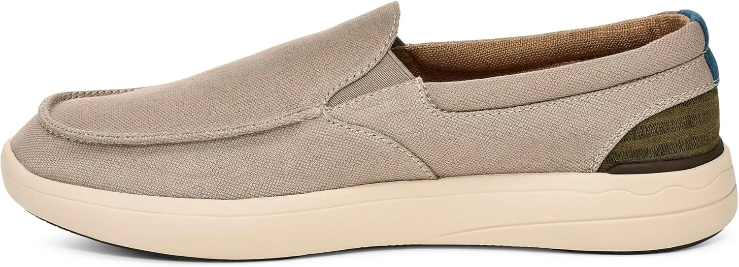 Sanuk Mens Mason Loafers | Mens Shoes | Slip On Shoes for Men | Men's Slip-on Loafers | Removable Comfort Footbed