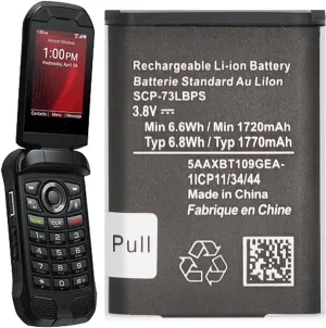 SCP-73LBPS Battery (2025 New Upgraded) Replacement for Kyocera DuraXV Extreme E4810 Verizon Flip Phone SCP73LBPS Battery (Phone not included)