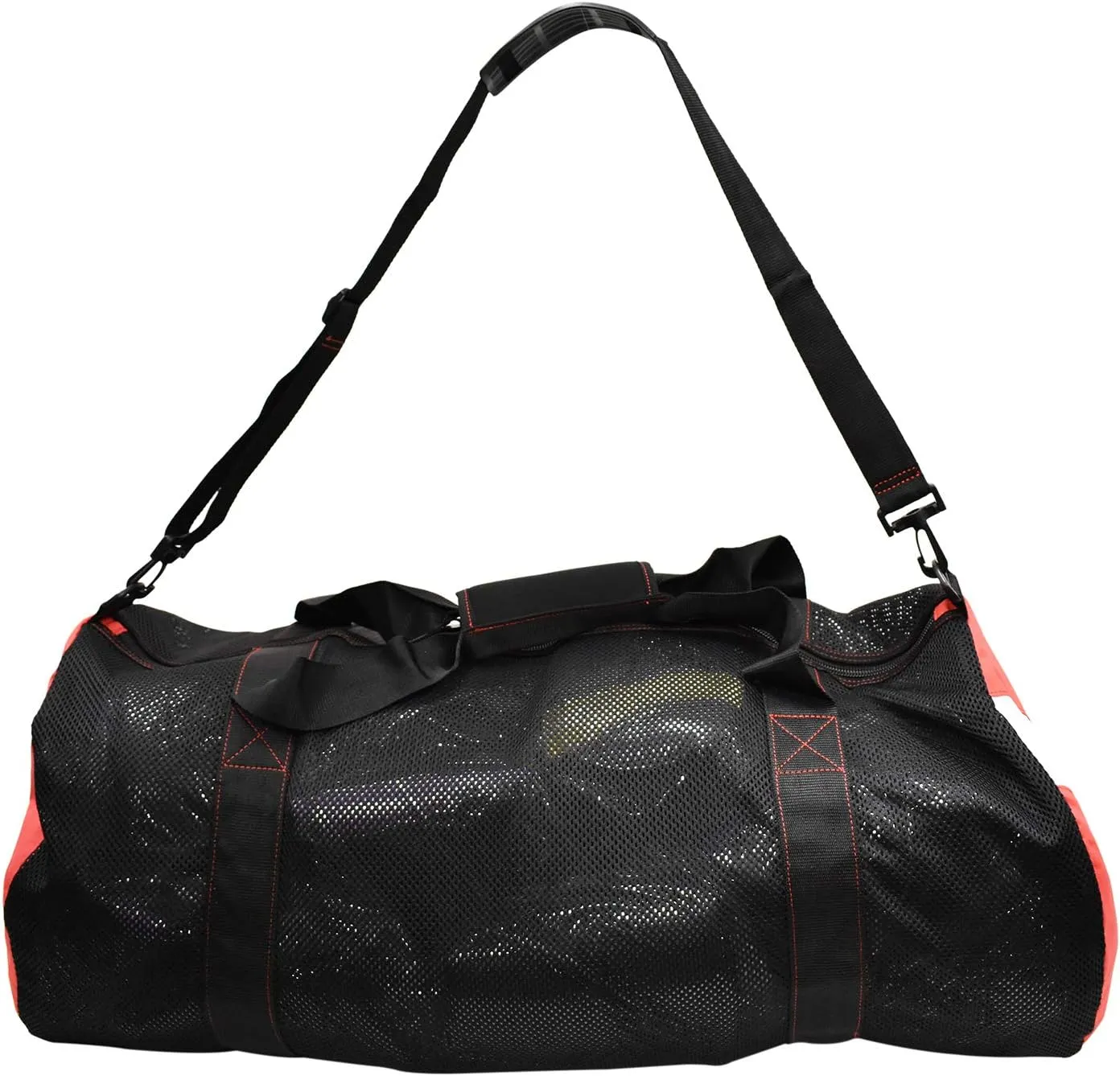 Scuba Choice Collapsible Mesh Duffle Bag for Dive Gear, 600D Polyester, YKK Zipper, 30" x 16", Neoprene Comfort Grip & Extra Shoulder Strap – Durable, Spacious Storage Diving Equipment Accessories