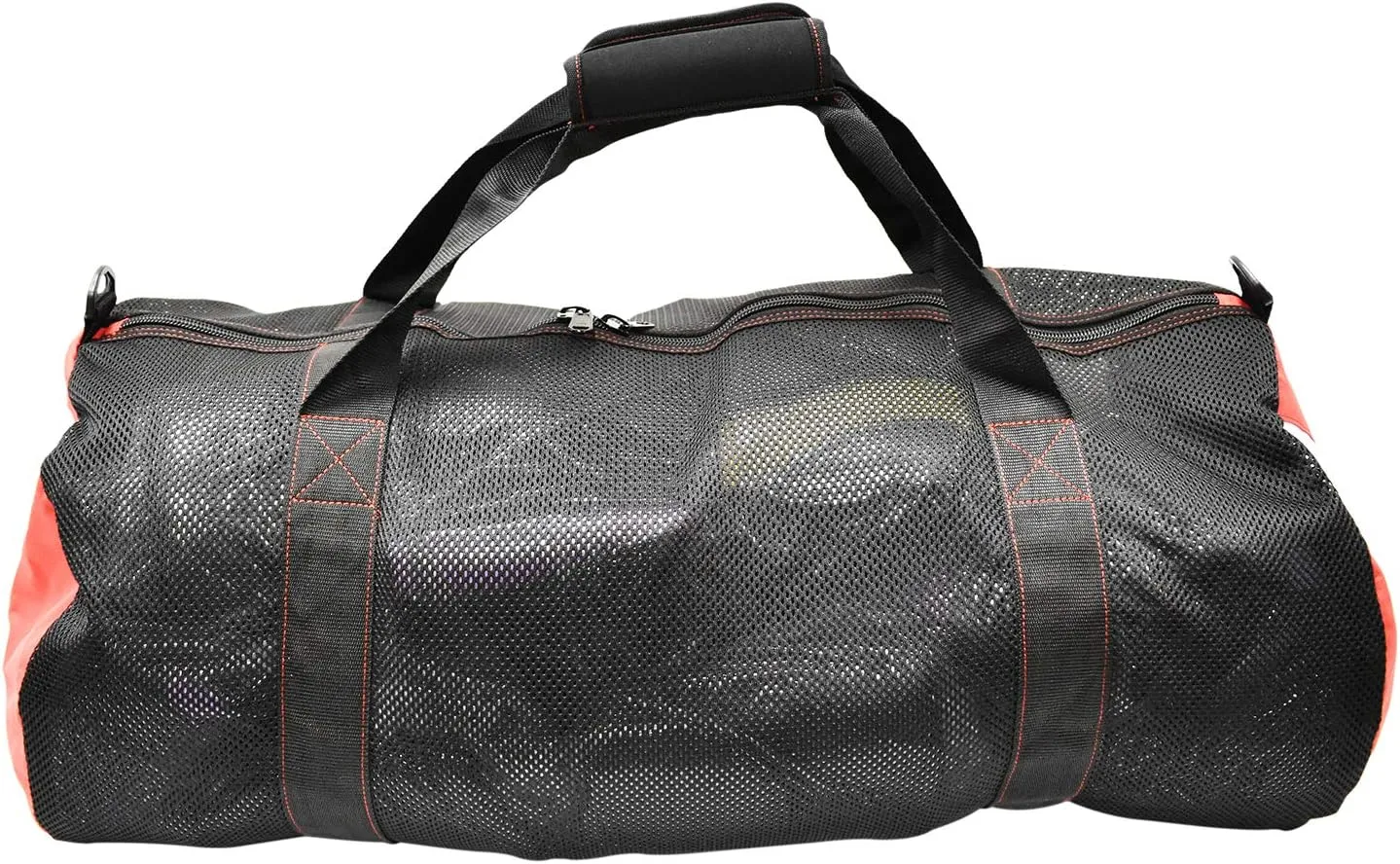 Scuba Choice Collapsible Mesh Duffle Bag for Dive Gear, 600D Polyester, YKK Zipper, 30" x 16", Neoprene Comfort Grip & Extra Shoulder Strap – Durable, Spacious Storage Diving Equipment Accessories