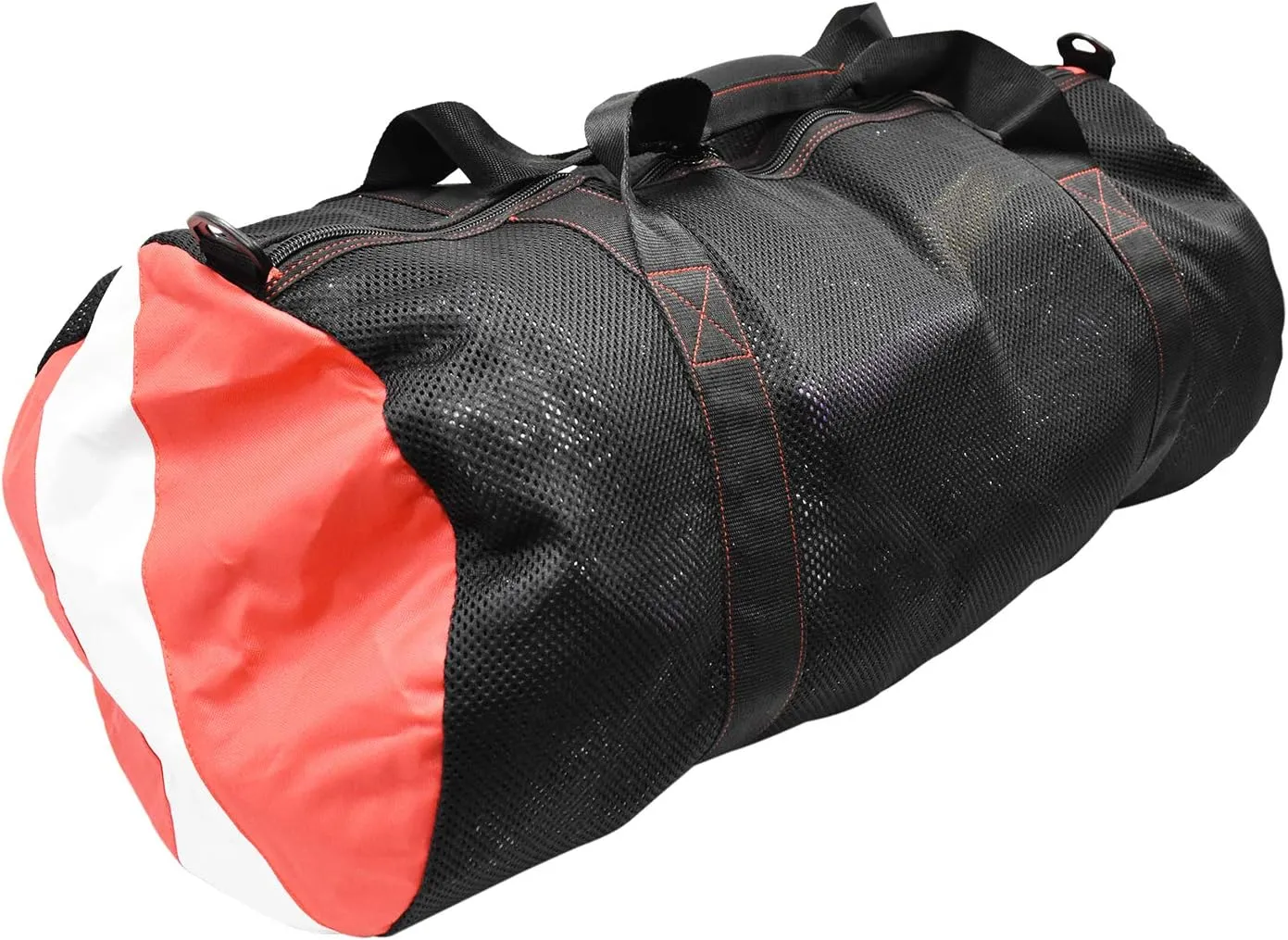 Scuba Choice Collapsible Mesh Duffle Bag for Dive Gear, 600D Polyester, YKK Zipper, 30" x 16", Neoprene Comfort Grip & Extra Shoulder Strap – Durable, Spacious Storage Diving Equipment Accessories