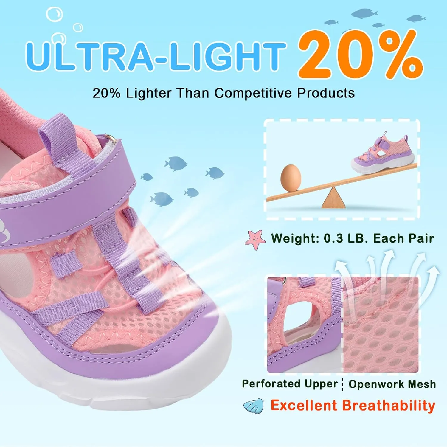 Scurtain Toddler Shoes Boys Girls Kids Sneaker Breathable Walking Shoes for Kids Boys Girls Toddler