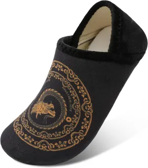 Scurtain Unisex Adults Rubber Sole Slippers