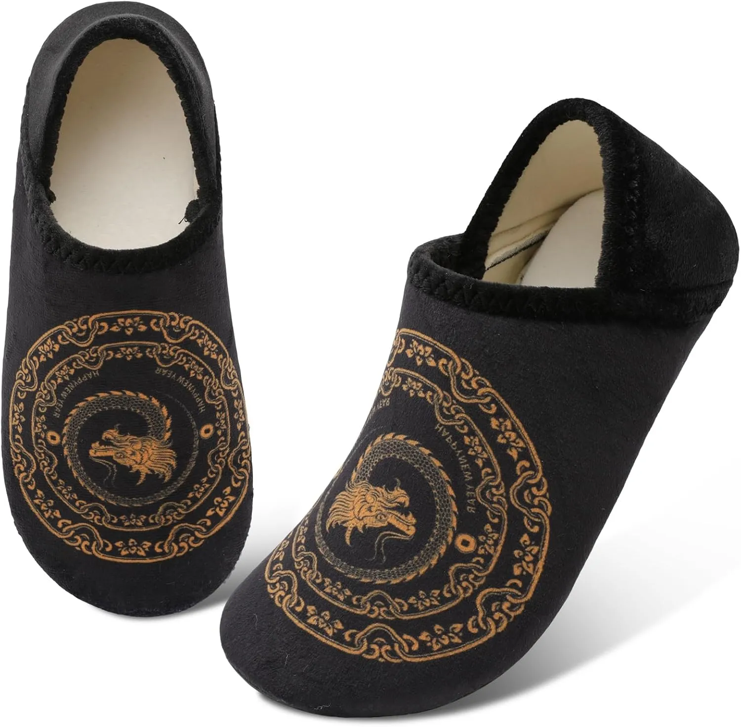 Scurtain Unisex Adults Rubber Sole Slippers