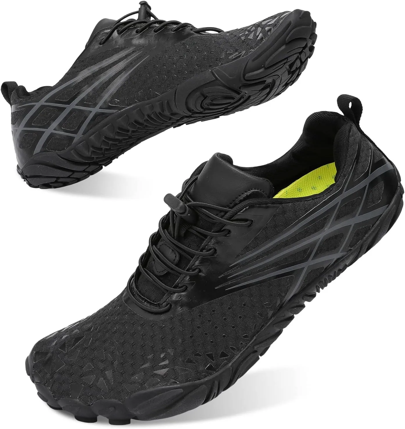 Scurtain Unisex Mens Womens Athletic Hiking Water Shoes Quick Dry Barefoot Aqua Shoes Swim Shoes Beach Shoes with Drainage