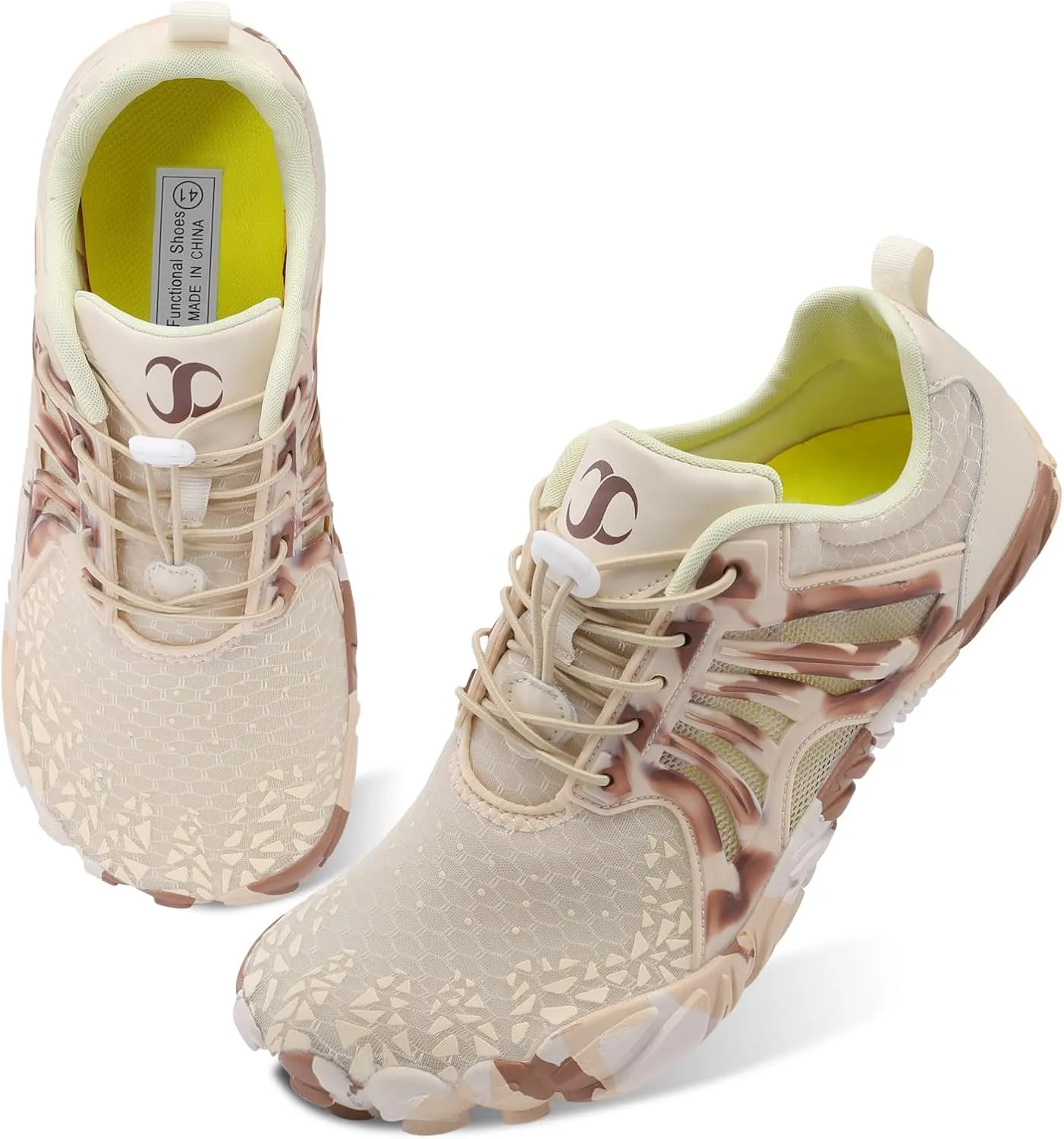 Scurtain Unisex Mens Womens Athletic Hiking Water Shoes Quick Dry Barefoot Aqua Shoes Swim Shoes Beach Shoes with Drainage