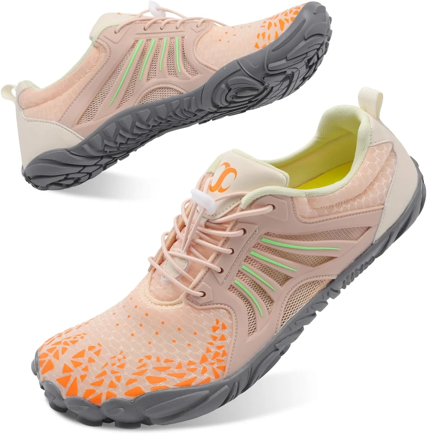 Scurtain Unisex Mens Womens Athletic Hiking Water Shoes Quick Dry Barefoot Aqua Shoes Swim Shoes Beach Shoes with Drainage