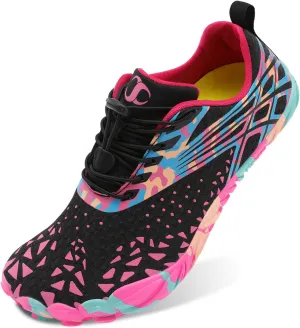 Scurtain Unisex Mens Womens Athletic Hiking Water Shoes Quick Dry Barefoot Aqua Shoes Swim Shoes Beach Shoes with Drainage