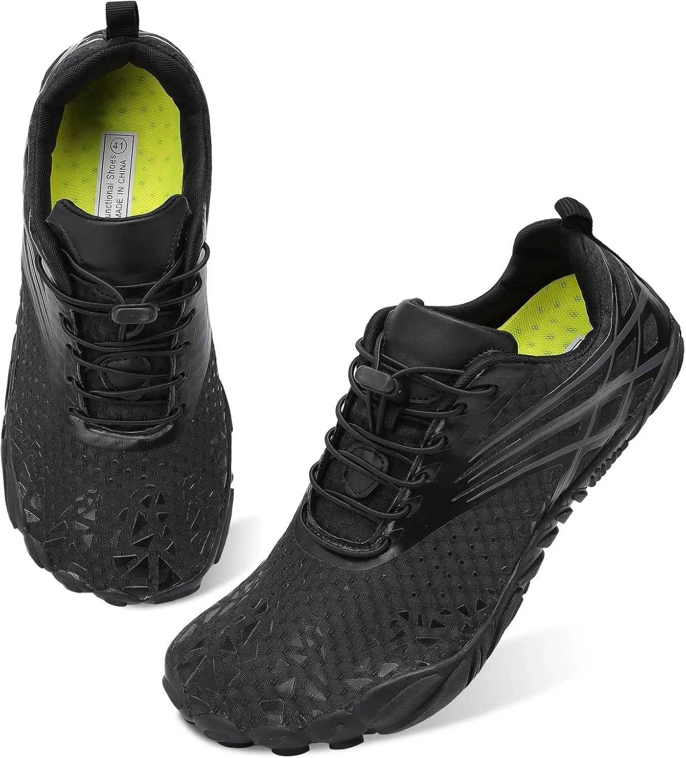 Scurtain Unisex Mens Womens Athletic Hiking Water Shoes Quick Dry Barefoot Aqua Shoes Swim Shoes Beach Shoes with Drainage