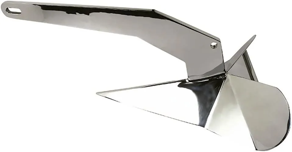 SEACHOICE Stainless Steel Plow Anchors (Option: 35 lb.)