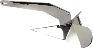 SEACHOICE Stainless Steel Plow Anchors (Option: 35 lb.)