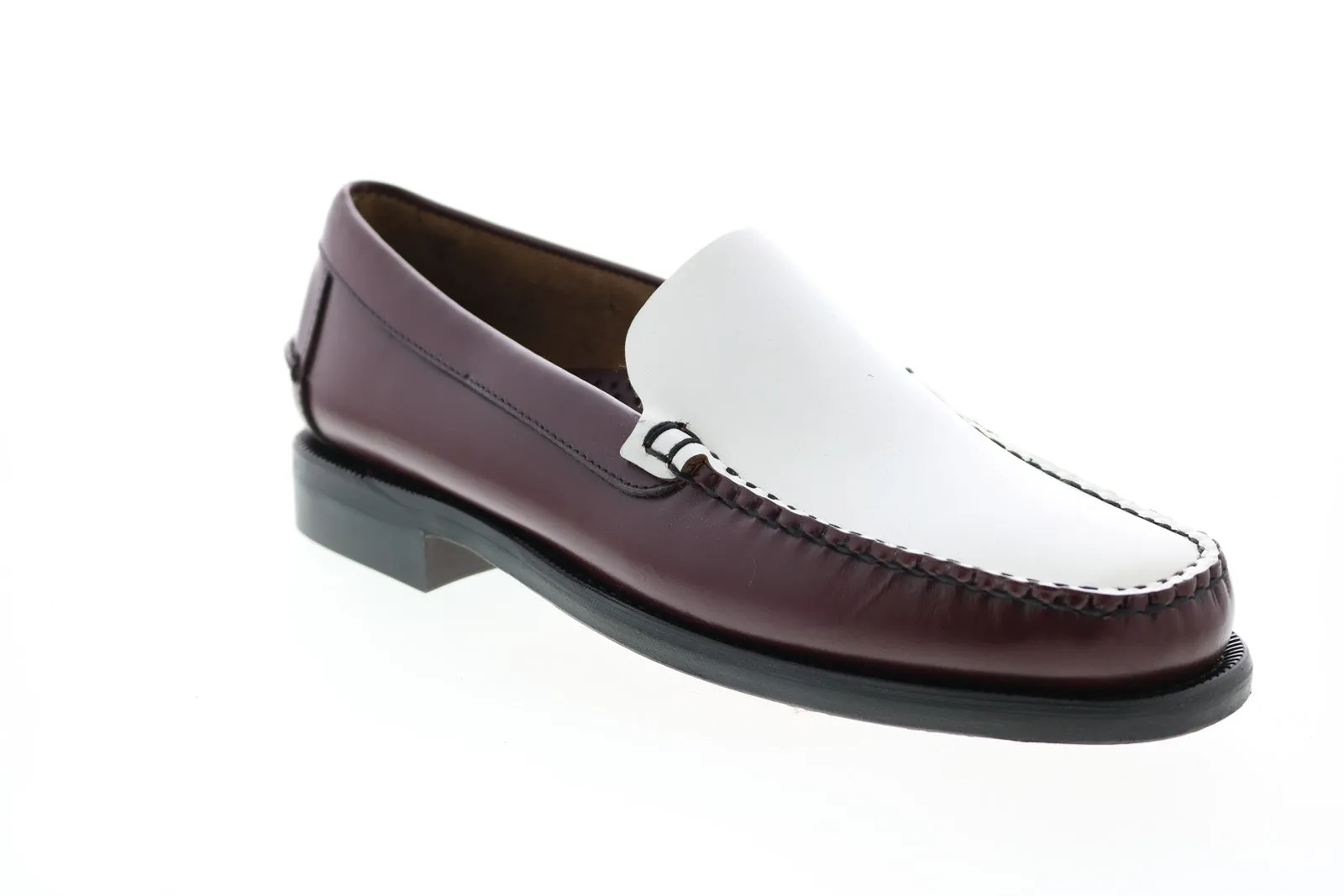 Sebago Frank 70015A0 Mens Brown Leather Loafers & Slip Ons Casual Shoes