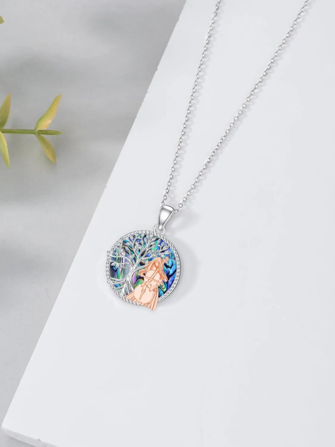 Seiyang Ballet/Basketball/Cello/Football/Cheerleader Necklace 925 Sterling Silver with Abalone Graduation Birthday Jewelry Gifts for Women Sports Lover