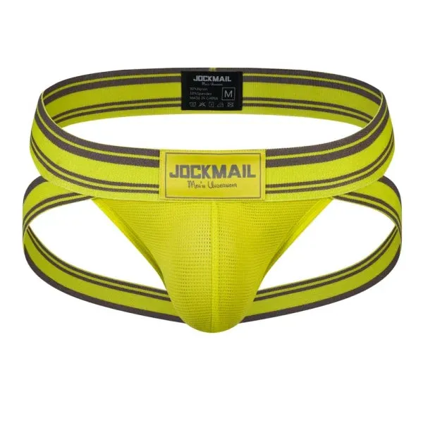 Sexy Men's Jockstrap Briefs - Quick Dry Nylon Swimwear Bikini Tanga Slip