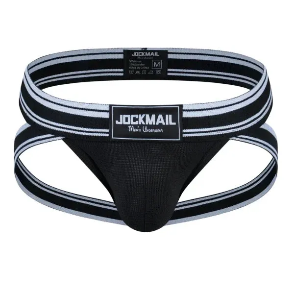 Sexy Men's Jockstrap Briefs - Quick Dry Nylon Swimwear Bikini Tanga Slip