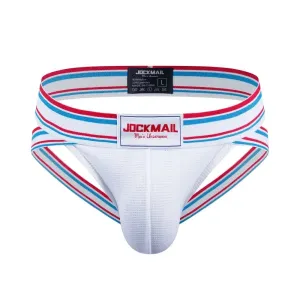 Sexy Men's Jockstrap Briefs - Quick Dry Nylon Swimwear Bikini Tanga Slip